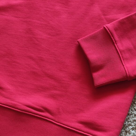 Raf Simons X Fred Perry Hoodie Men's Size 38 Medium Red Colorblock Embroidery - Picture 16 of 16